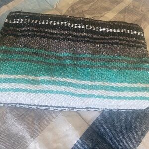 Striped Woven Yoga Blanket